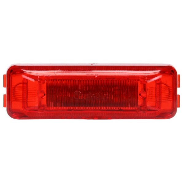 Truck-Lite 19 Series, Led, Red Rectangular, 2 Diode, Marker Clearance Light, P2, Fit 'N Forget M/C, 12V 19350R - main
